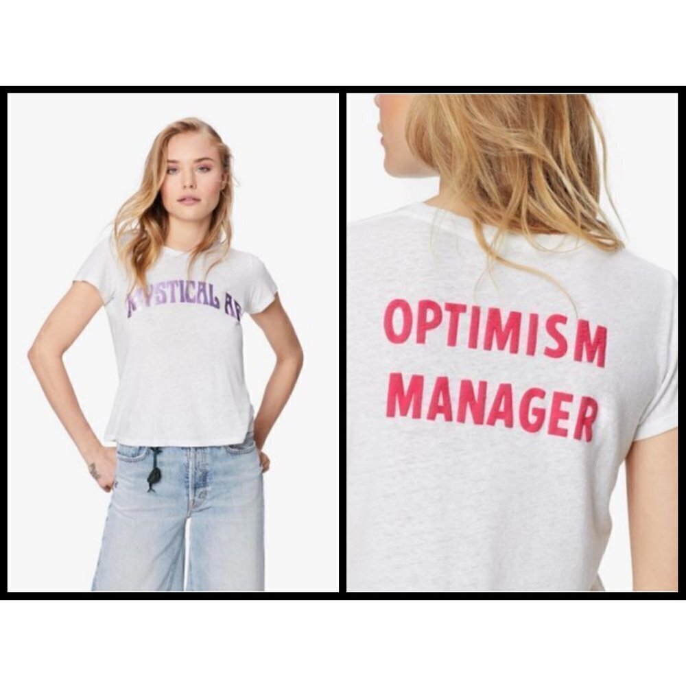 💕MOTHER💕 The Boxy Goodie Goodie Tee Mystical AF Graphic Tee Medium M NWT